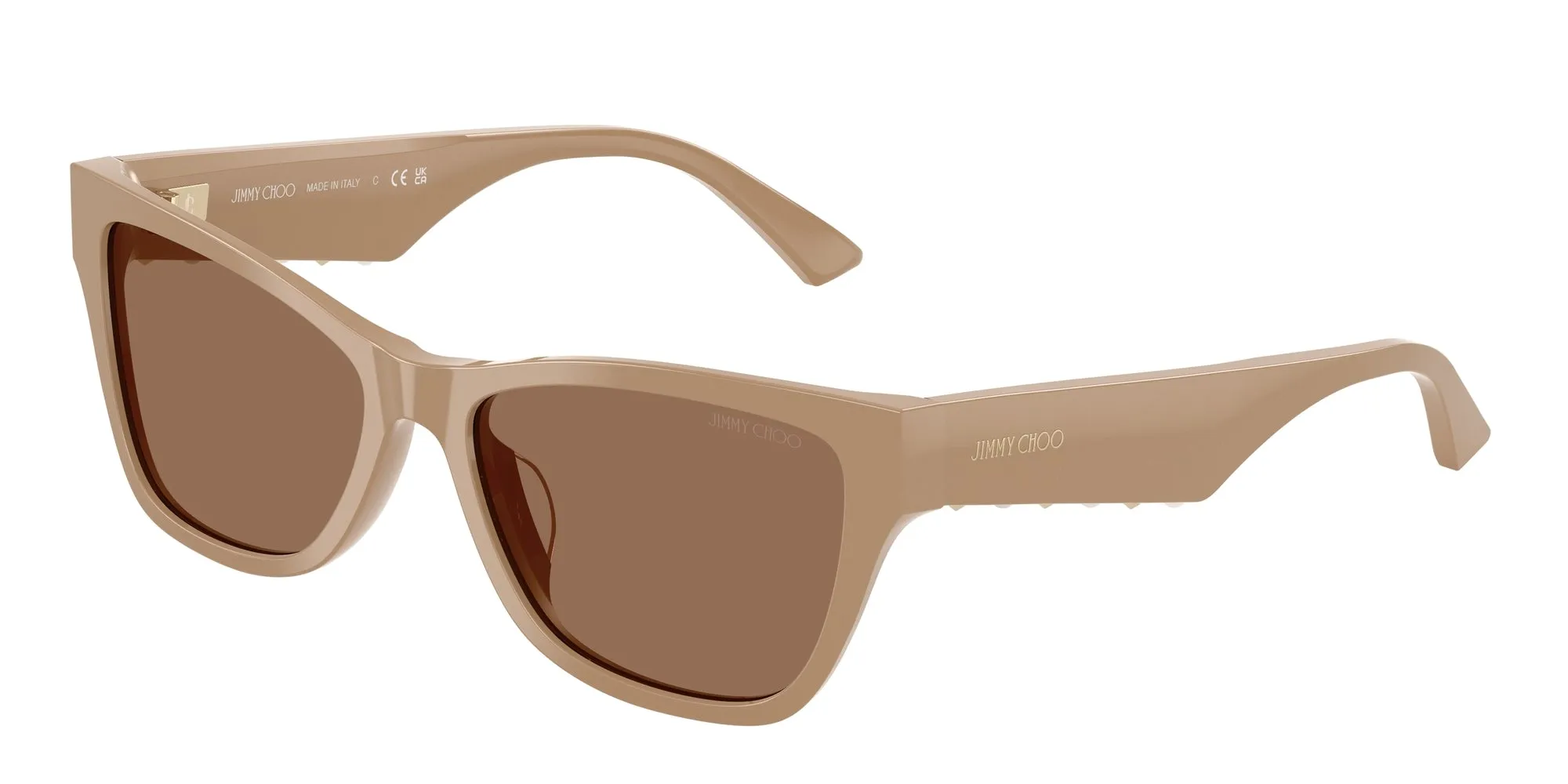 Jimmy Choo JC5024HU 505873 Occhiali da sole Acetato Marrone Marrone Pillow Normale - immagine 1