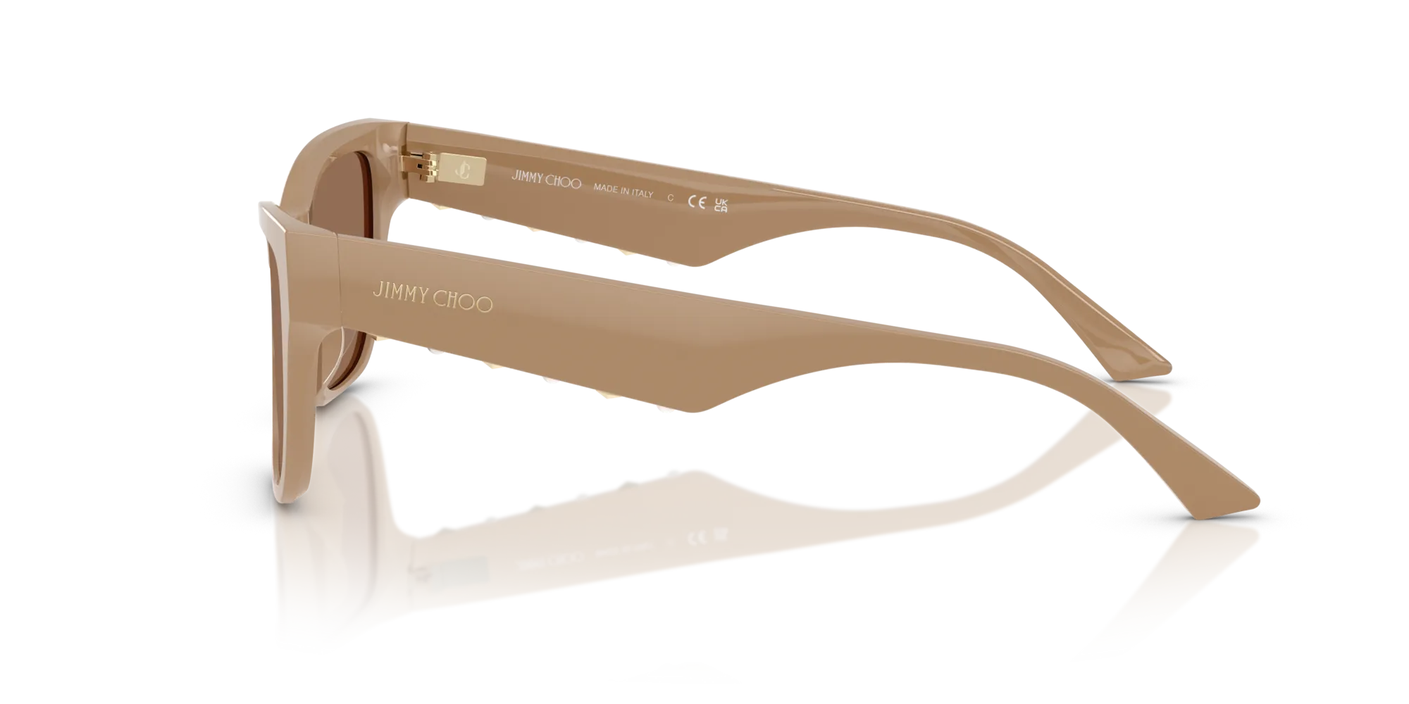 Jimmy Choo JC5024HU 505873 Occhiali da sole Acetato Marrone Marrone Pillow Normale - immagine 4
