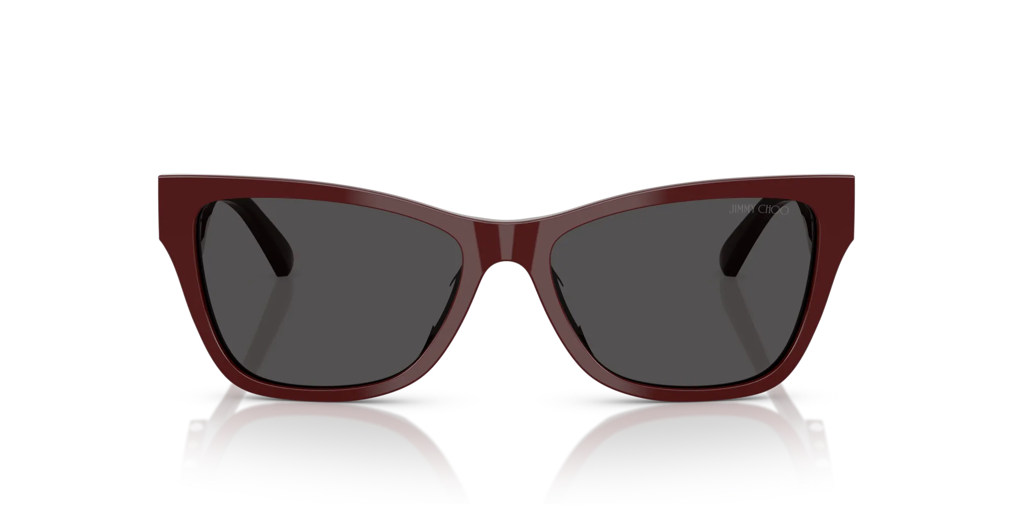 Jimmy Choo JC5024HU 505787 Occhiali da sole Acetato Rosso Grigio Pillow Normale - immagine 3