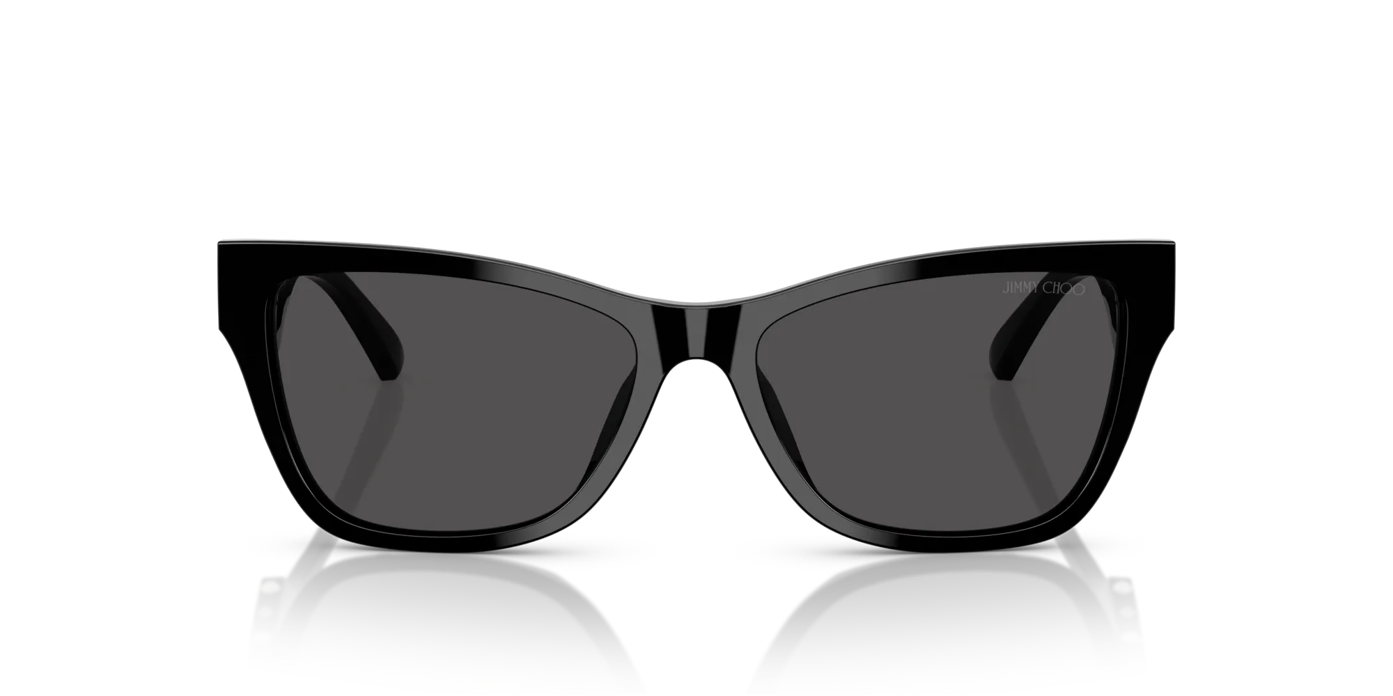 Jimmy Choo JC5024HU 500087 Occhiali da sole Acetato Nero Grigio Pillow Normale - immagine 3