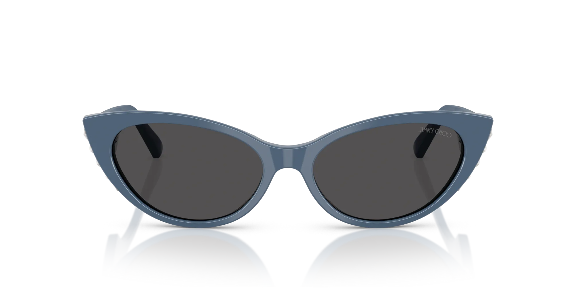 Jimmy Choo JC5023H 502087 Occhiali da sole Acetato Blu Grigio Cat Eye Normale - immagine 3