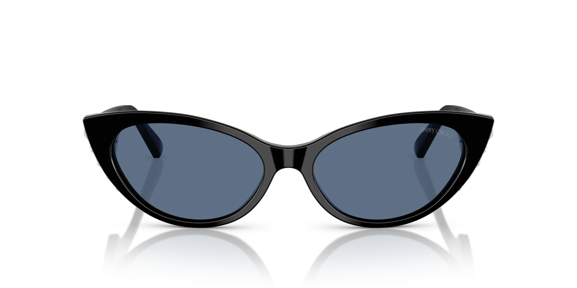 Jimmy Choo JC5023H 501780 Occhiali da sole Acetato Nero Blu Cat Eye Normale - immagine 3