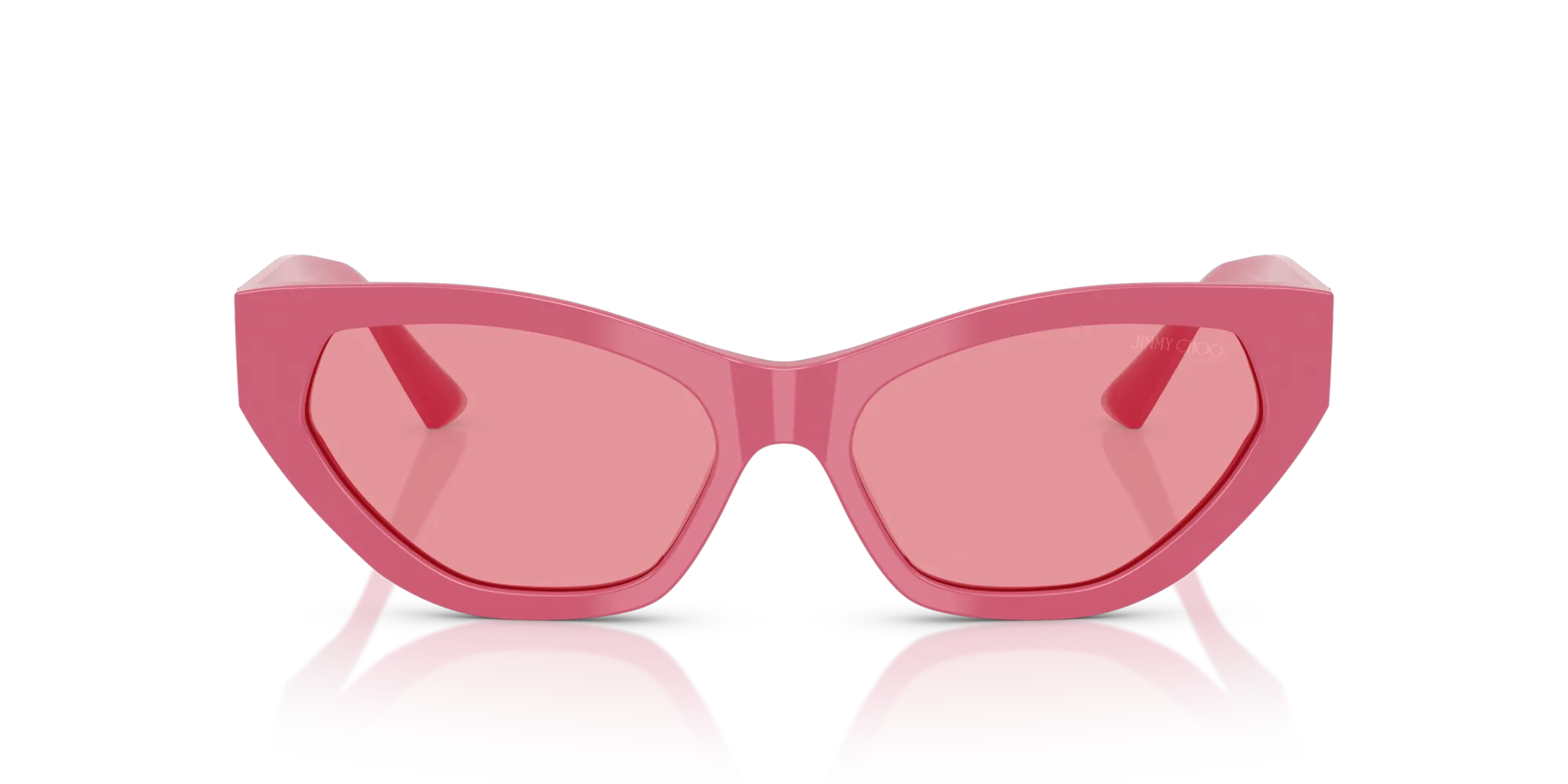 Jimmy Choo JC5022B 502484 Occhiali da sole Acetato Rosa Rosa Cat Eye Normale - immagine 3