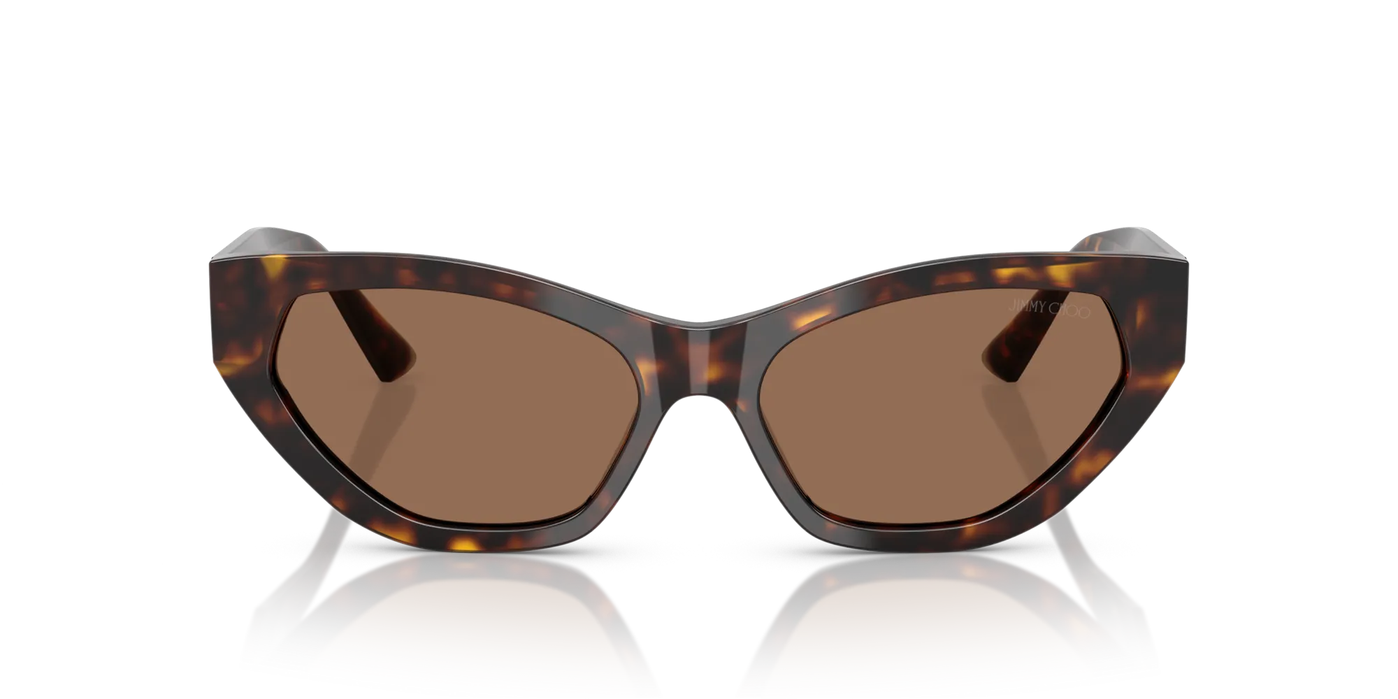 Jimmy Choo JC5022B 500273 Occhiali da sole Acetato Tartaruga Marrone Cat Eye Normale - immagine 3