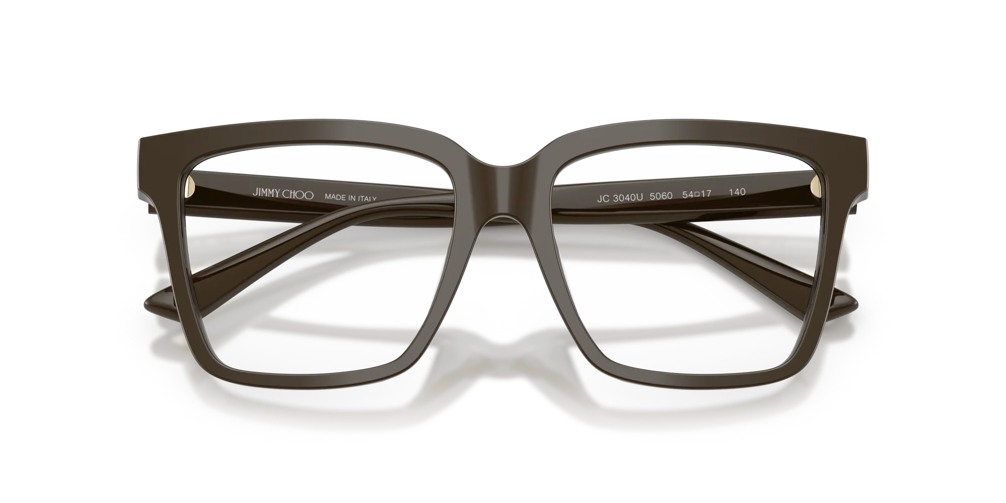 Jimmy Choo JC3040U 5060 Montature da vista Acetato Verde Squadrata Normale - immagine 3