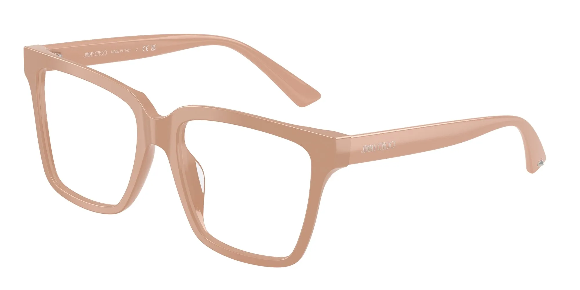 Jimmy Choo JC3040U 5019 Montature da vista Acetato Rosa Squadrata Normale - immagine 1