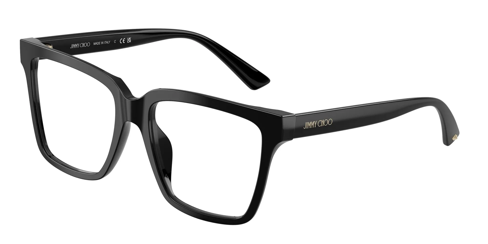 Jimmy Choo JC3040U 5000 Montature da vista Acetato Nero Squadrata Normale - immagine 1