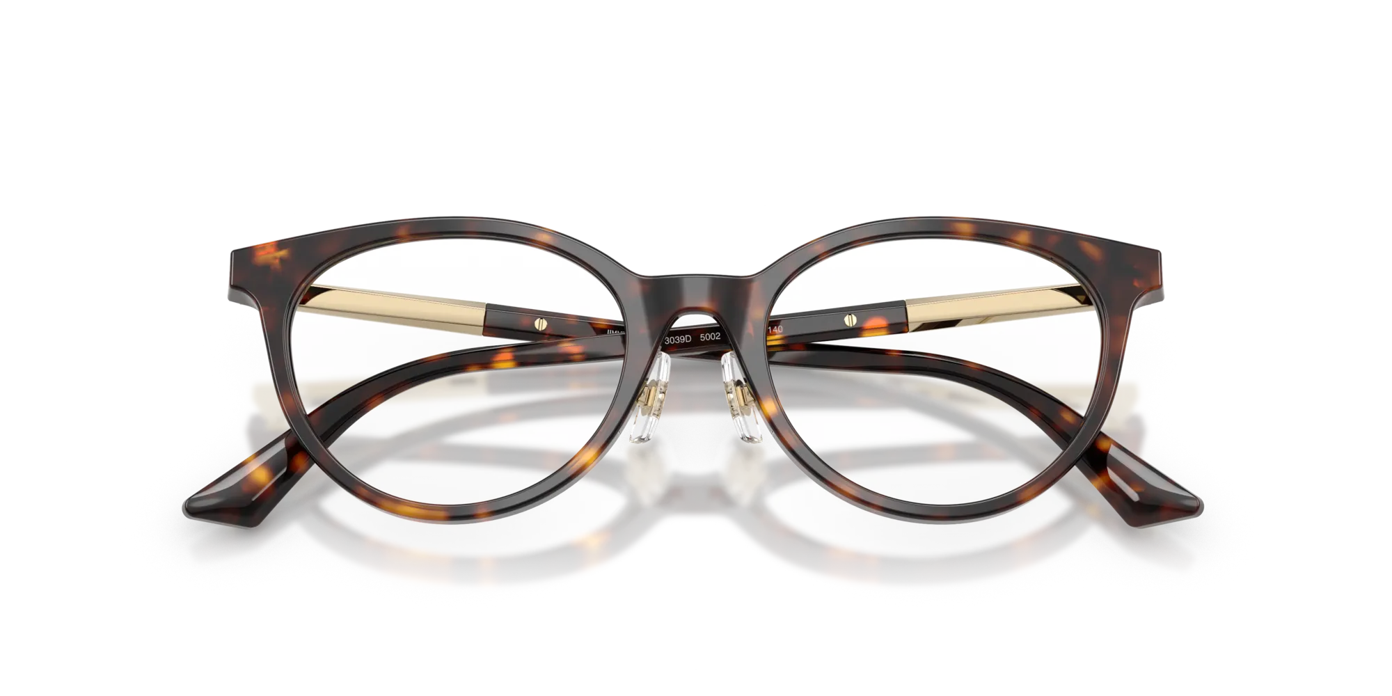 Jimmy Choo JC3039D 5002 Montature da vista Acetato Tartaruga Rotonda Normale - immagine 4