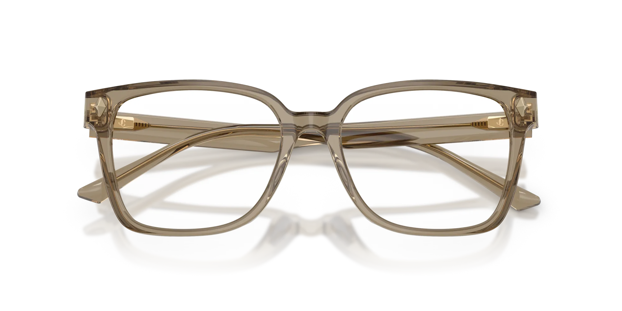 Jimmy Choo JC3038D 5051 Montature da vista Acetato Marrone Squadrata Normale - immagine 4