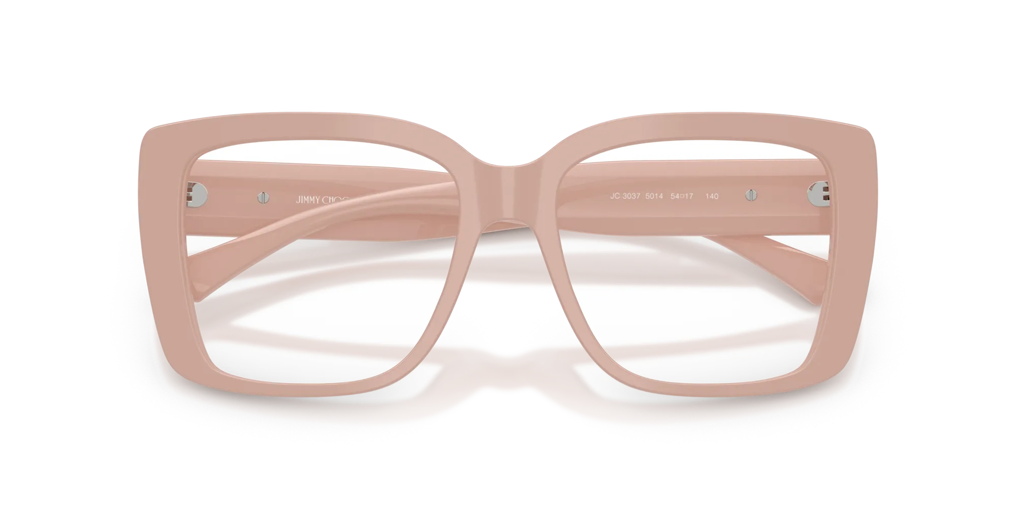 Jimmy Choo JC3037 5014 Montature da vista Acetato Rosa Squadrata Normale - immagine 4