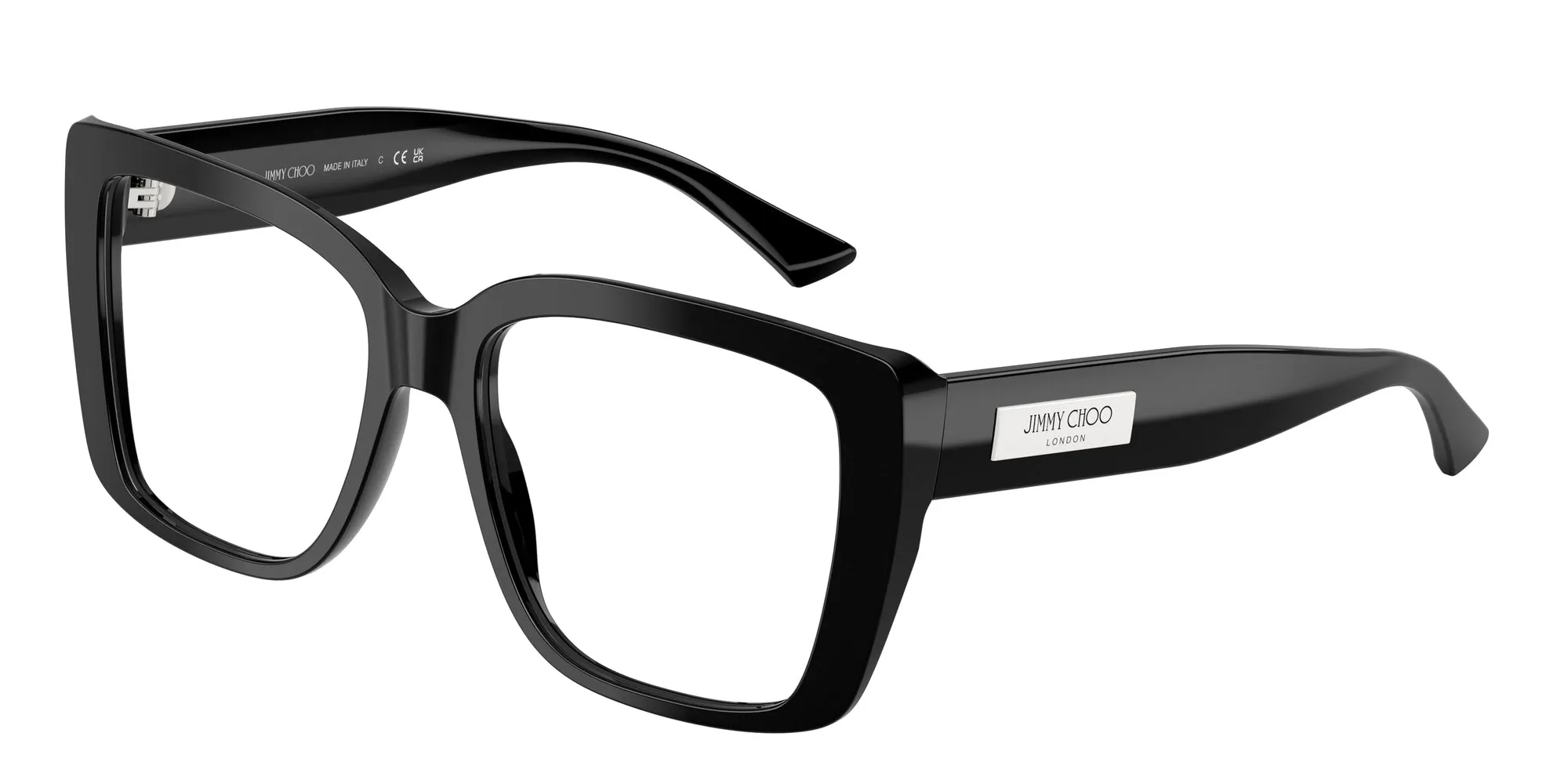 Jimmy Choo JC3037 5000 Montature da vista Acetato Nero Squadrata Normale - immagine 1