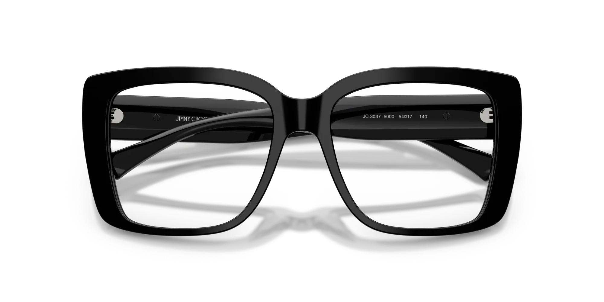 Jimmy Choo JC3037 5000 Montature da vista Acetato Nero Squadrata Normale - immagine 2