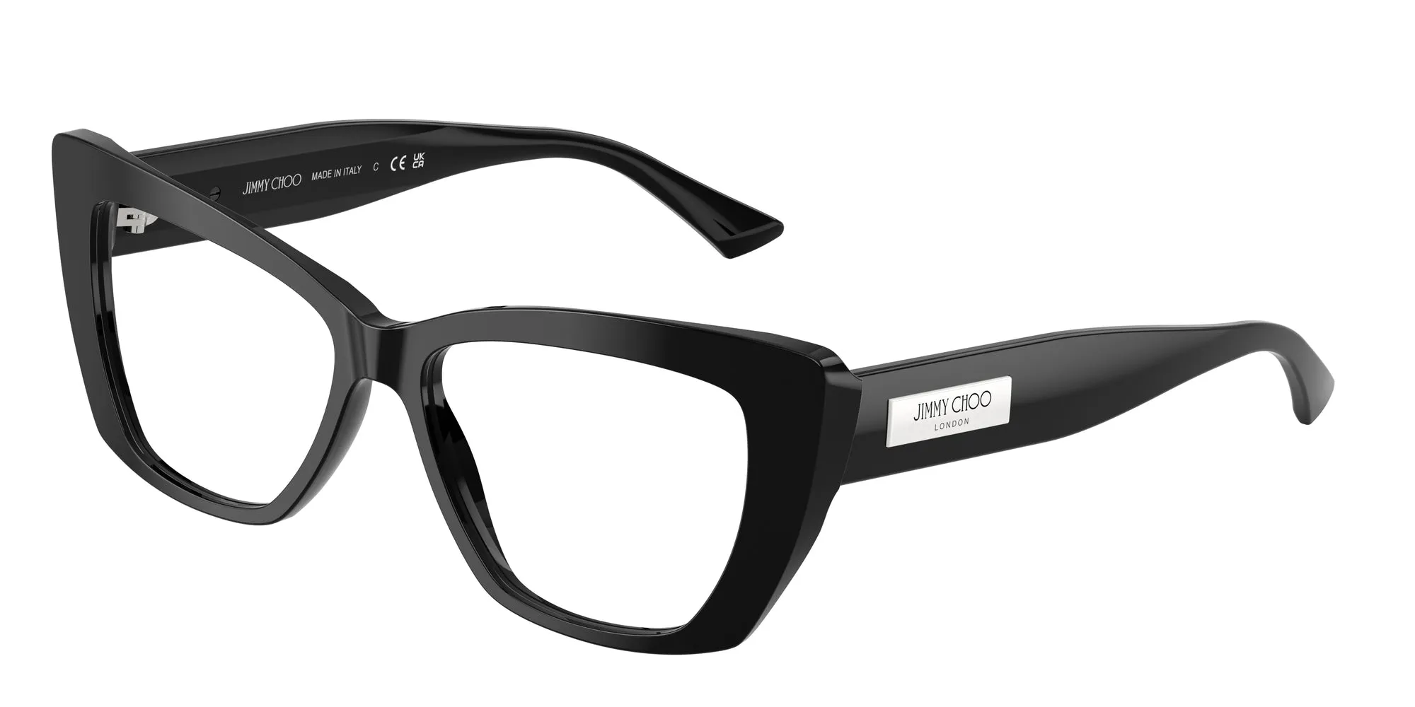 Jimmy Choo JC3036 5000 Montature da vista Acetato Nero Cat Eye Normale - immagine 1