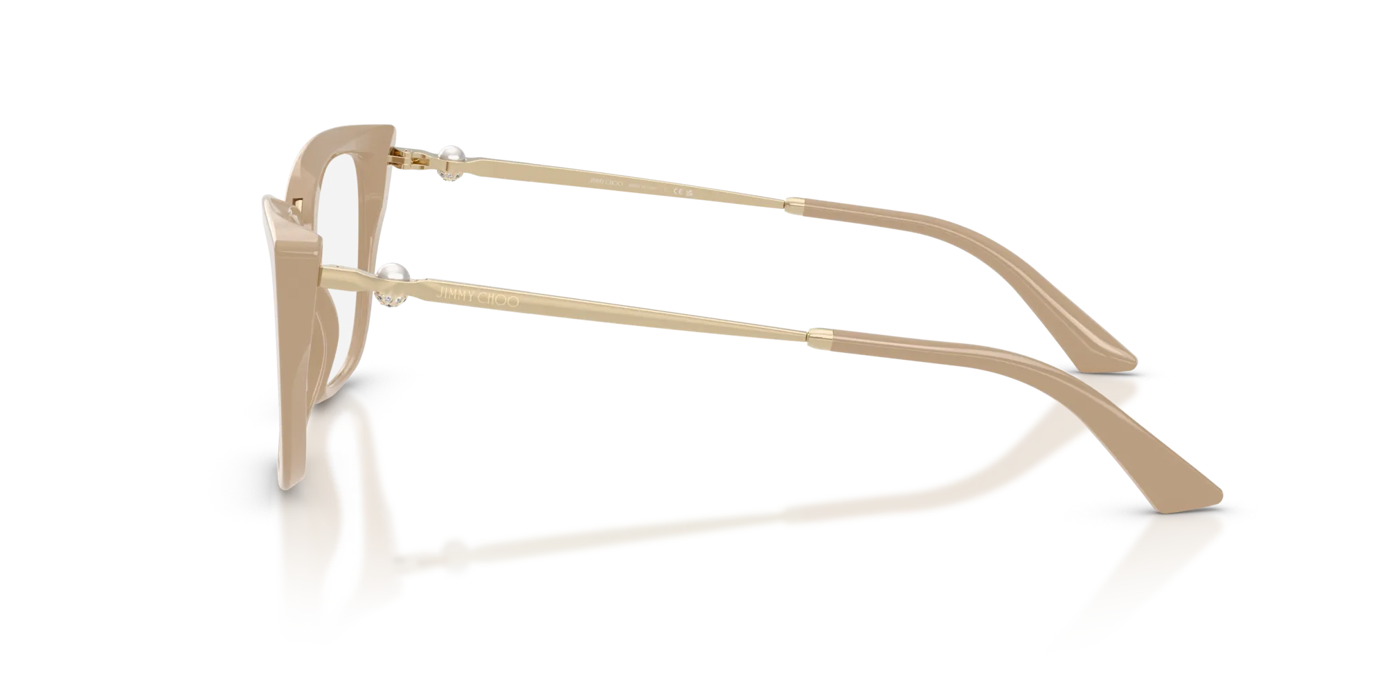 Jimmy Choo JC3034HB 5015 Montature da vista Acetato Marrone Cat Eye Normale - immagine 4