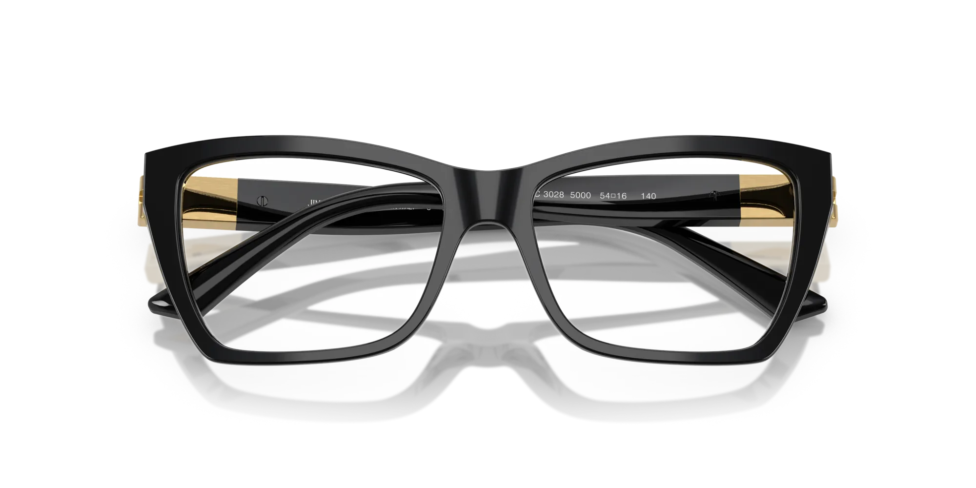 Jimmy Choo JC3028 5000 Montature da vista Acetato Nero Cat Eye Normale - immagine 2