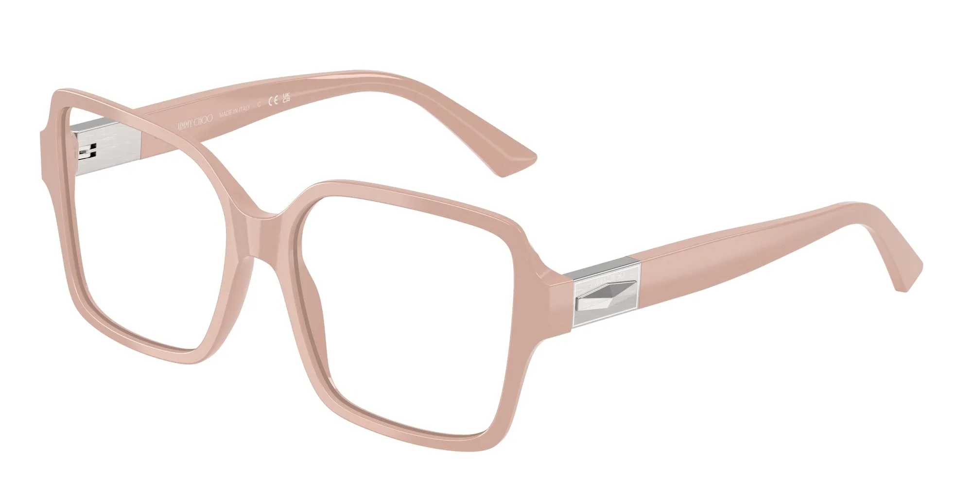 Jimmy Choo JC3027 5014 Montature da vista Acetato Rosa Squadrata Normale - immagine 1