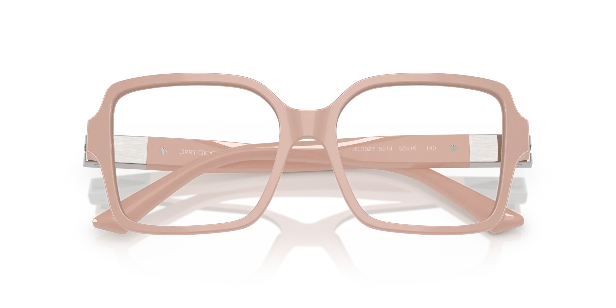 Jimmy Choo JC3027 5014 Montature da vista Acetato Rosa Squadrata Normale - immagine 2