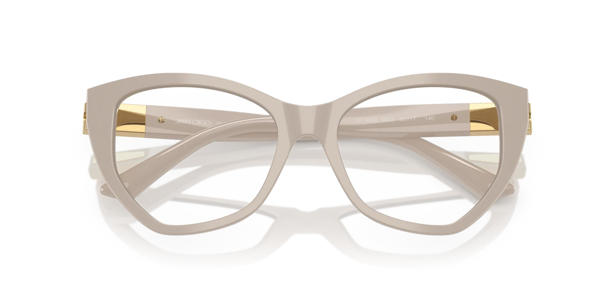 Jimmy Choo JC3026 5033 Montature da vista Acetato Grigio Geometrica Normale - immagine 2