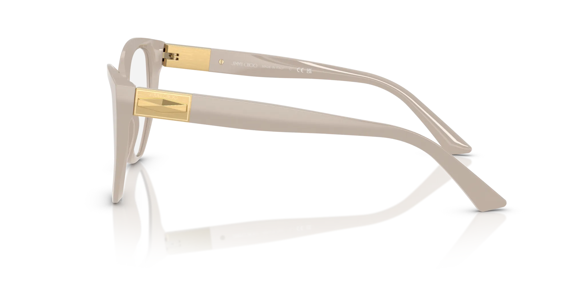 Jimmy Choo JC3026 5033 Montature da vista Acetato Grigio Geometrica Normale - immagine 4