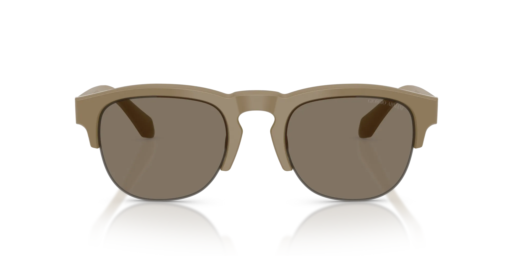 Giorgio Armani AR8238 622273 Occhiali da sole Acetato Beige Marrone Pantos Normale - immagine 3