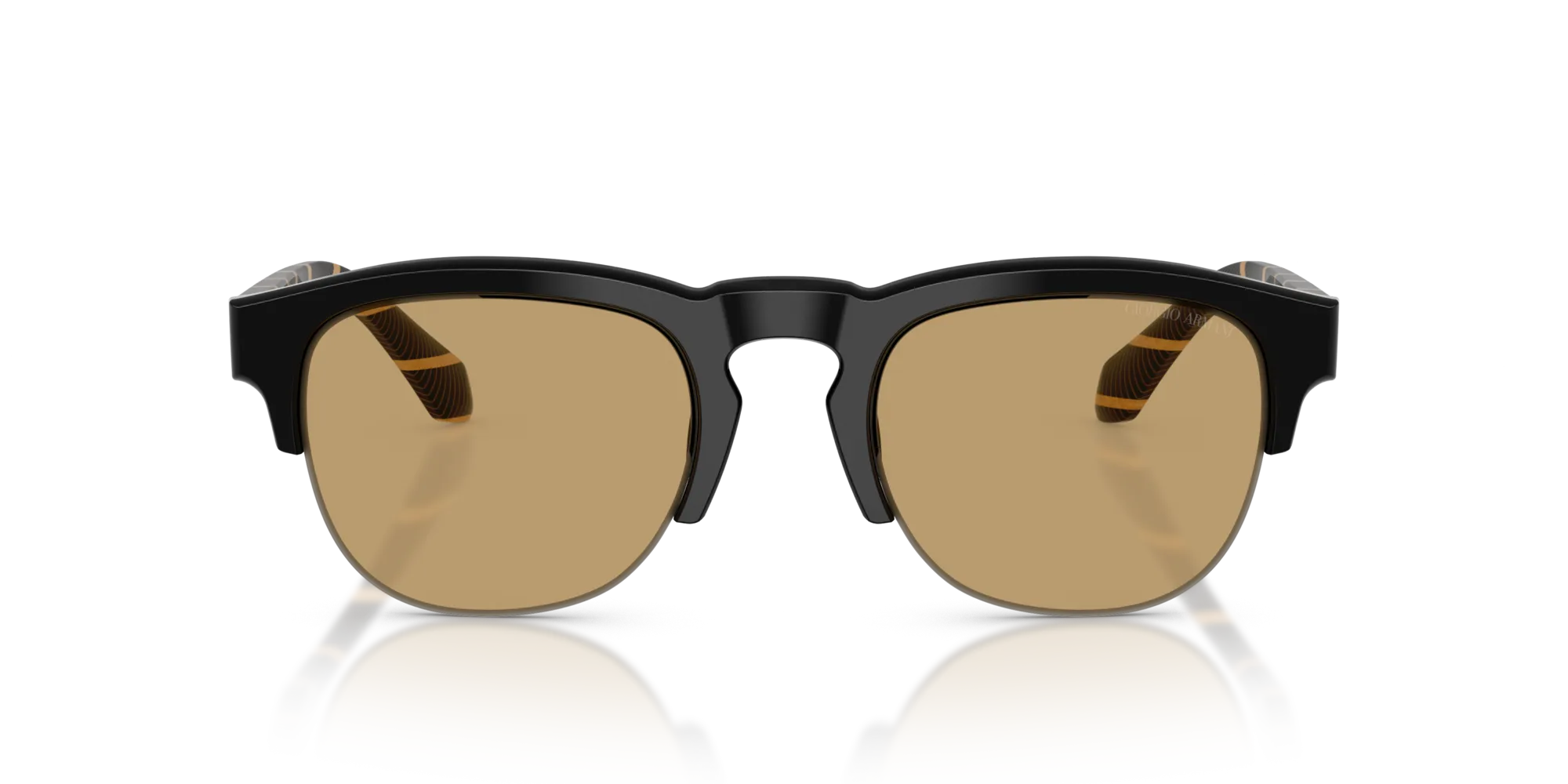 Giorgio Armani AR8238 587573 Occhiali da sole Acetato Nero Marrone Pantos Normale - immagine 3