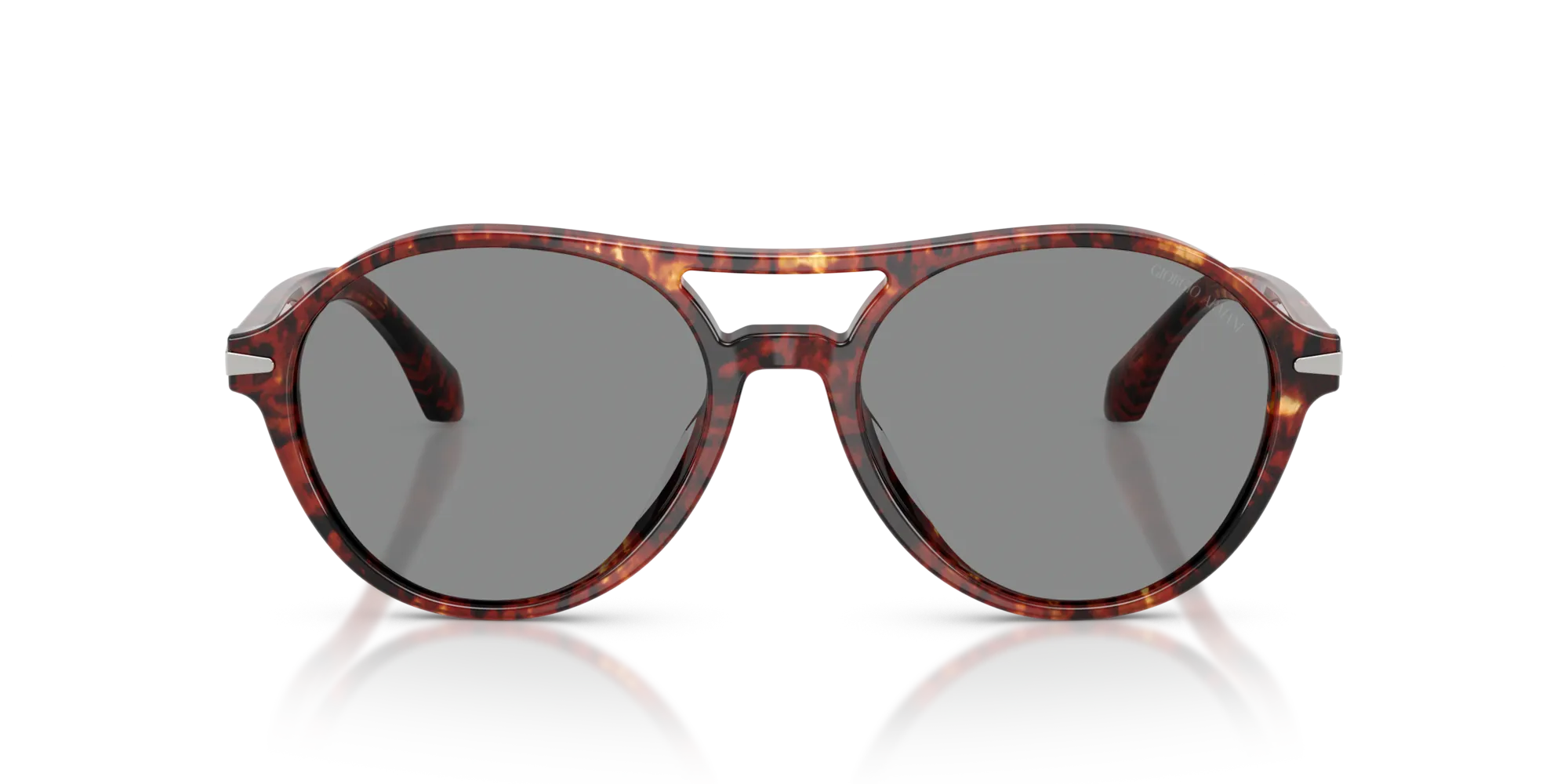 Giorgio Armani AR8236U 623402 Occhiali da sole Acetato Tartaruga Blu Rotonda Normale - immagine 3