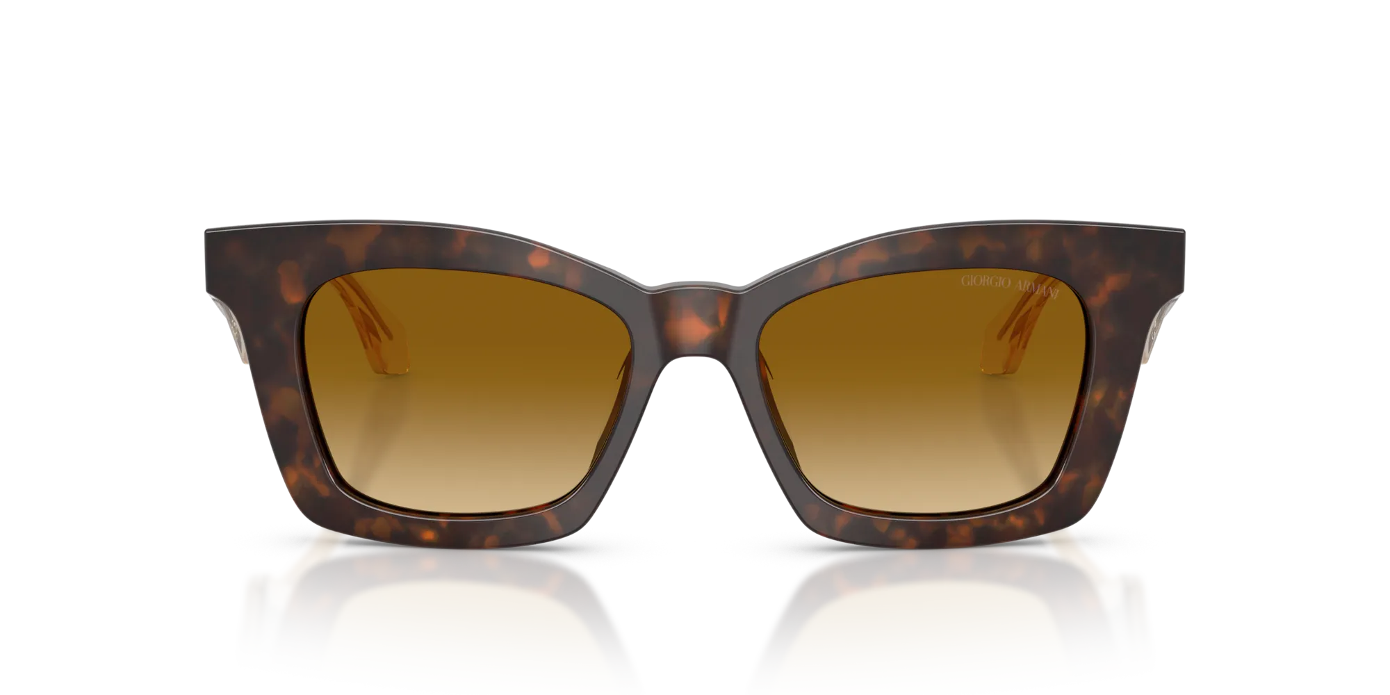 Giorgio Armani AR8235U 62312L Occhiali da sole Acetato Tartaruga Giallo Farfalla Normale Sfumato - immagine 3