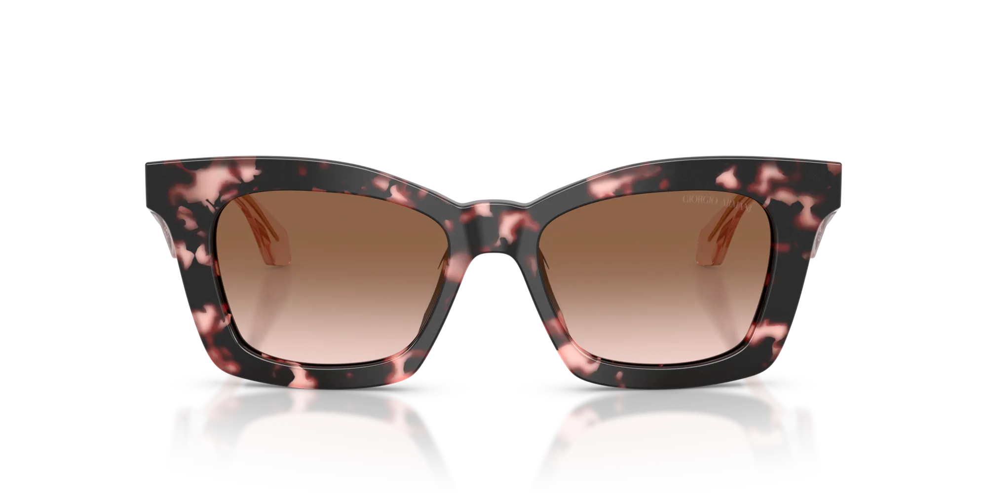 Giorgio Armani AR8235U 623013 Occhiali da sole Acetato Tartaruga Marrone Farfalla Normale Sfumato - immagine 3