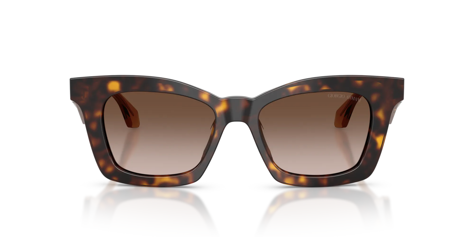 Giorgio Armani AR8235U 502613 Occhiali da sole Acetato Tartaruga Marrone Farfalla Normale Sfumato - immagine 3