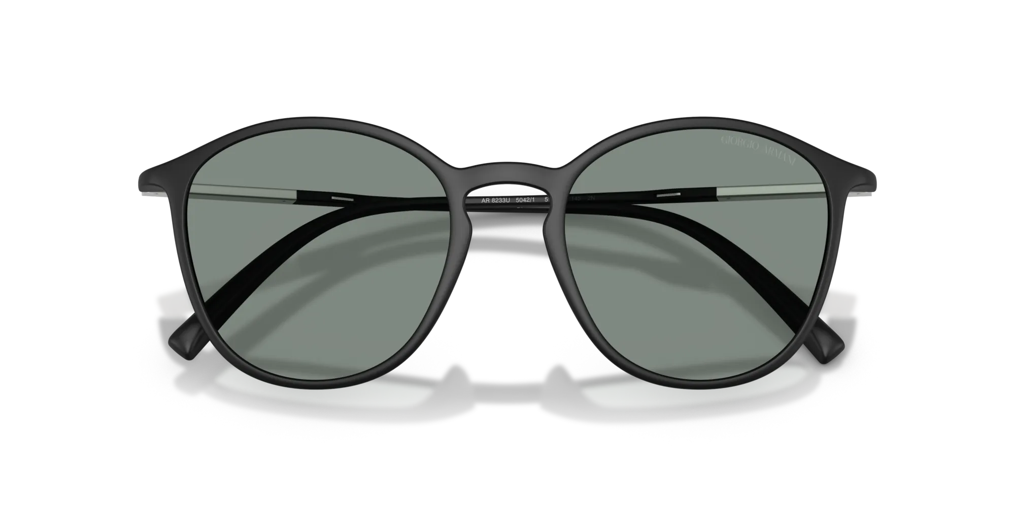 Giorgio Armani AR8233U 5042/1 Occhiali da sole Iniettato Nero Grigio Pantos Normale - immagine 2