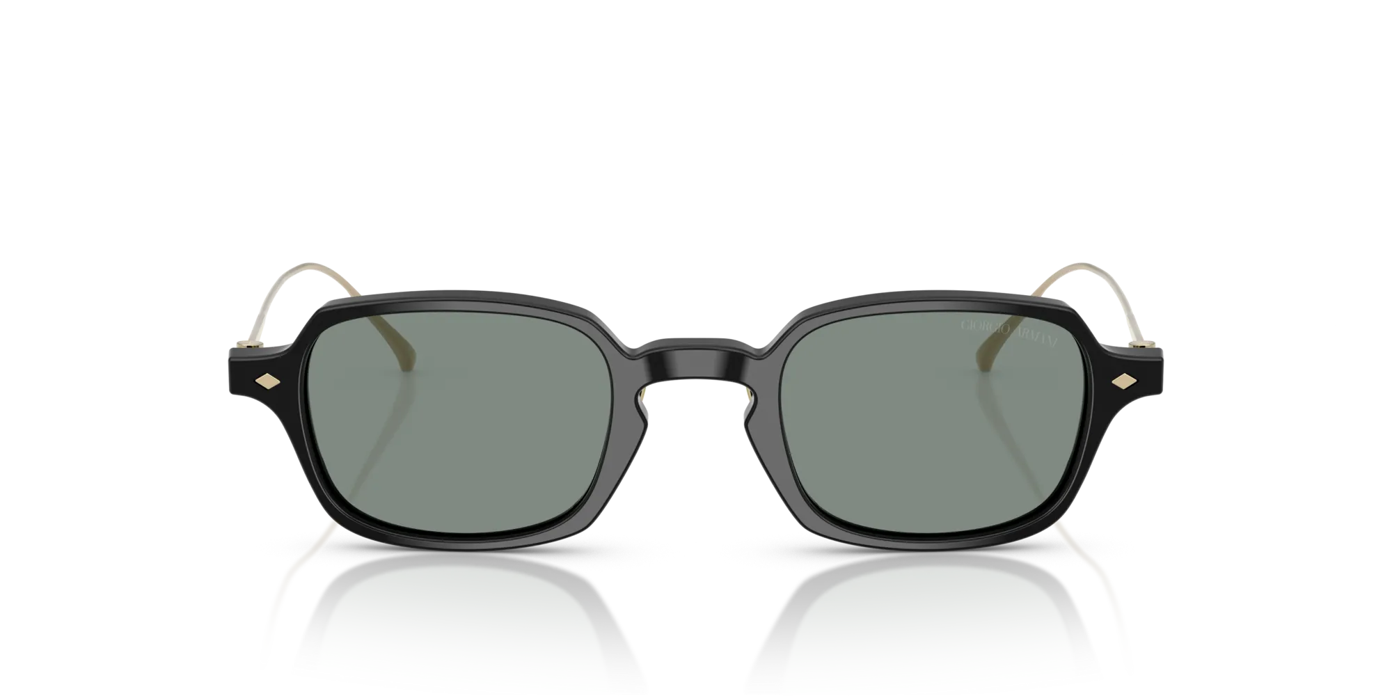 Giorgio Armani AR8227T 606011 Occhiali da sole Acetato Nero Grigio Squadrata Normale - immagine 3