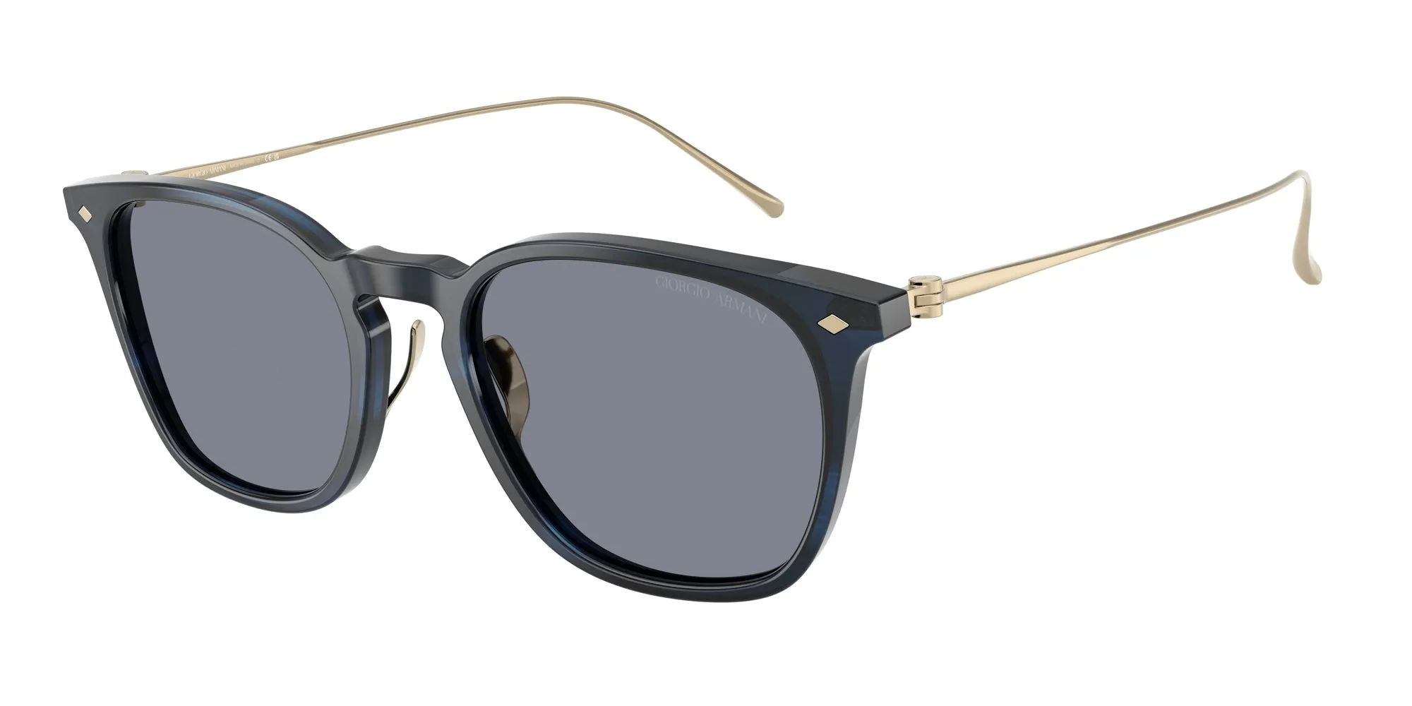 Giorgio Armani AR8226T 620919 Occhiali da sole Acetato Blu Blu Pillow Normale - immagine 1