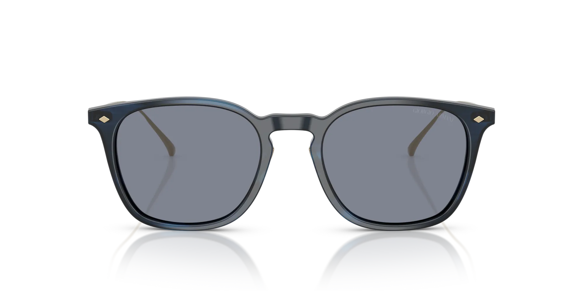 Giorgio Armani AR8226T 620919 Occhiali da sole Acetato Blu Blu Pillow Normale - immagine 3