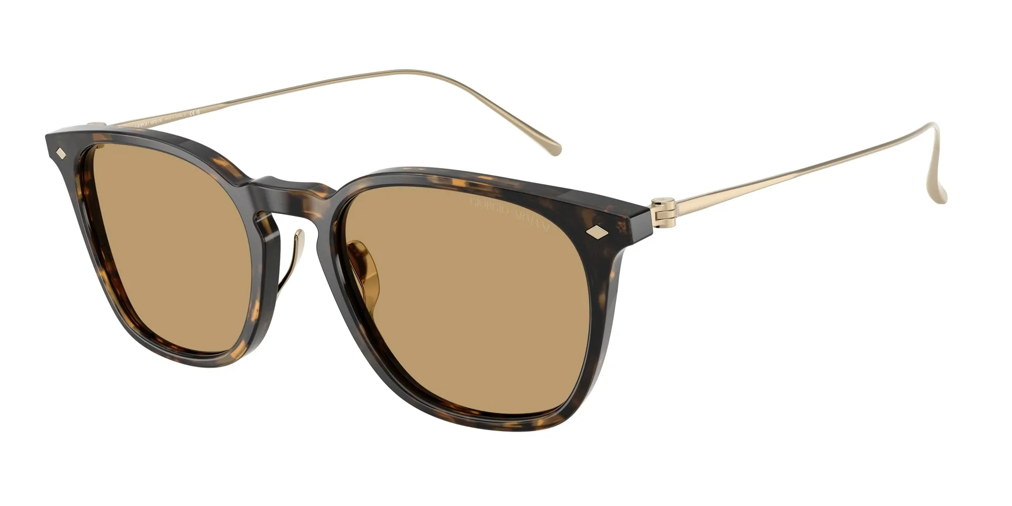 Giorgio Armani AR8226T 620773 Occhiali da sole Acetato Tartaruga Marrone Pillow Normale - immagine 1