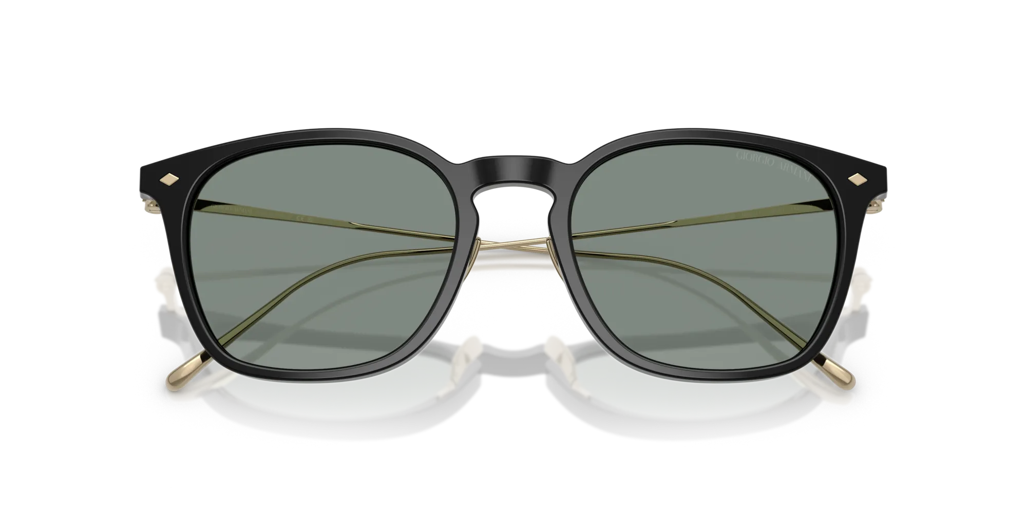 Giorgio Armani AR8226T 606011 Occhiali da sole Acetato Nero Grigio Pillow Normale - immagine 2
