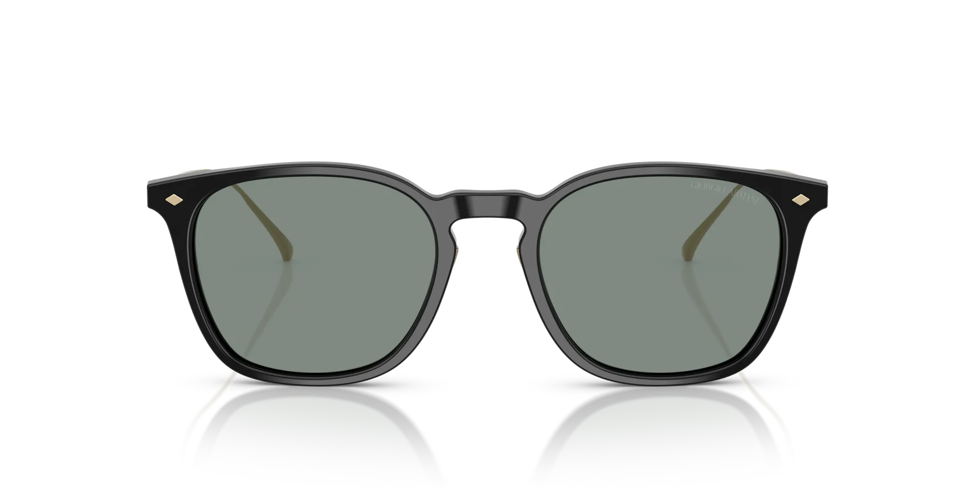Giorgio Armani AR8226T 606011 Occhiali da sole Acetato Nero Grigio Pillow Normale - immagine 3
