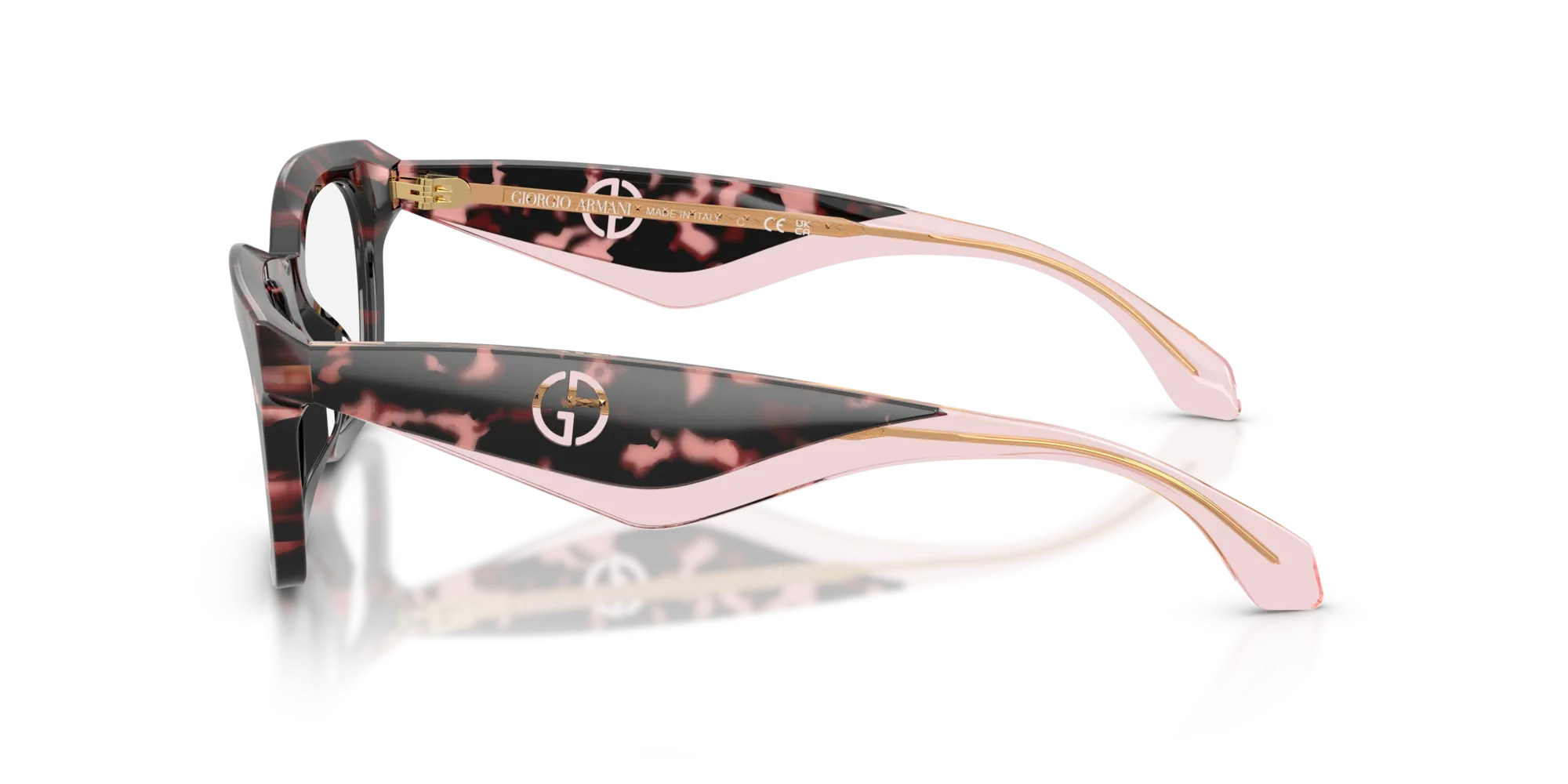 Giorgio Armani AR7277U 6230 Montature da vista Acetato Tartaruga Farfalla Normale - immagine 4