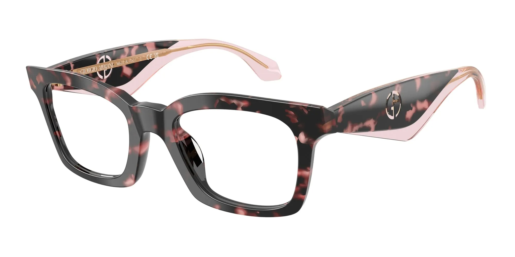 Giorgio Armani AR7277U 6230 Montature da vista Acetato Tartaruga Farfalla Normale - immagine 1