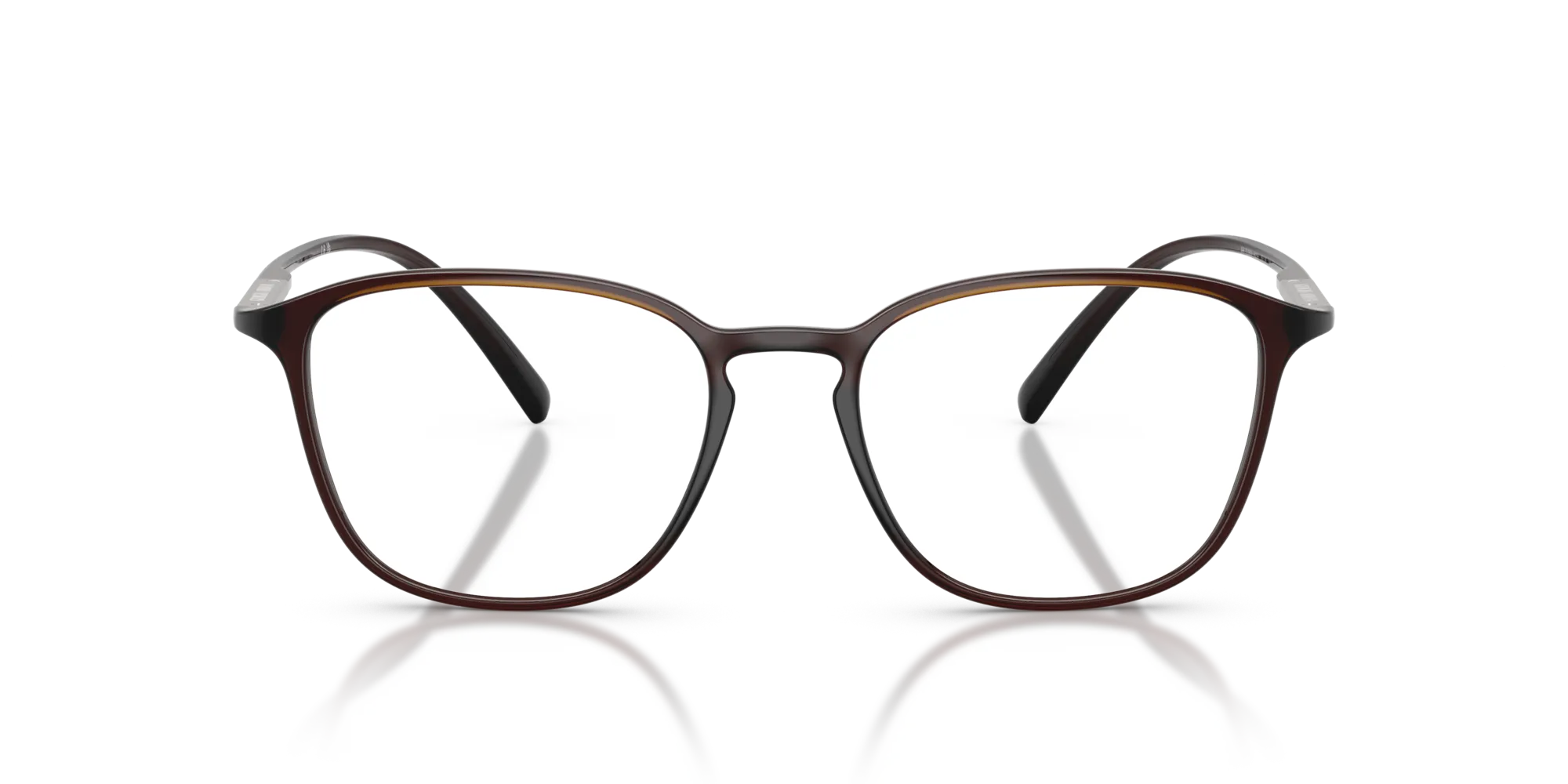 Giorgio Armani AR7276U 6239 Montature da vista Iniettato Marrone Pillow Normale - immagine 3