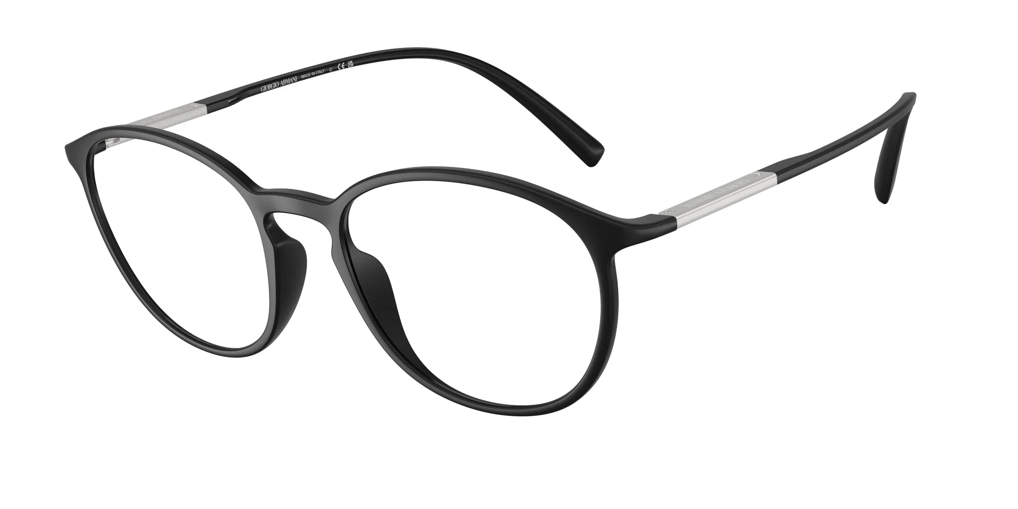 Giorgio Armani AR7275U 5042 Montature da vista Iniettato Nero Pantos Normale - immagine 1