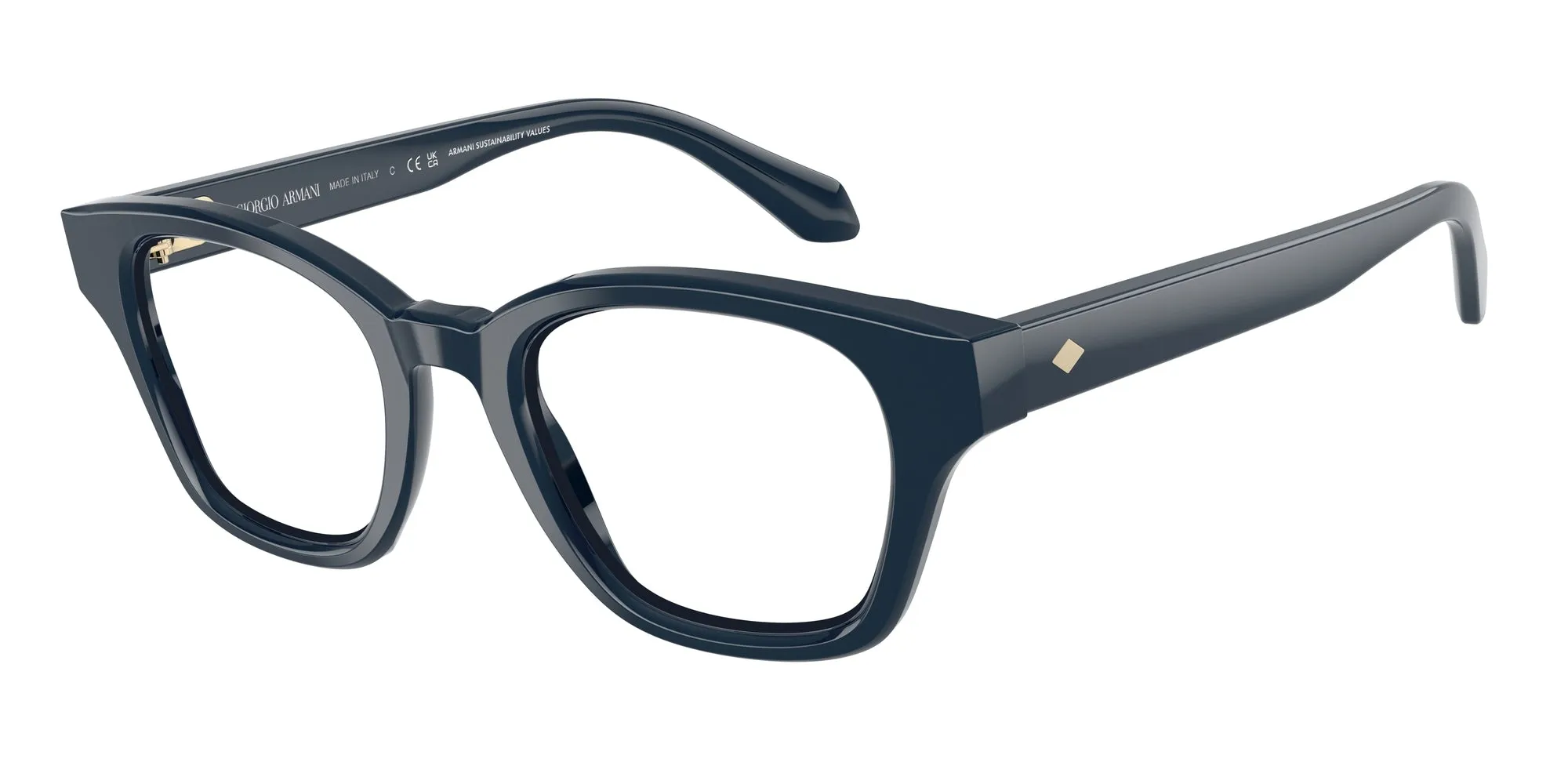 Giorgio Armani AR7274 6223 Montature da vista Acetato Blu Pillow Normale - immagine 1