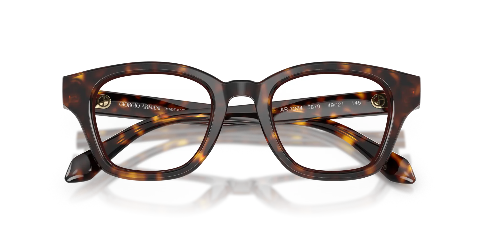 Giorgio Armani AR7274 5879 Montature da vista Acetato Tartaruga Pillow Normale - immagine 2