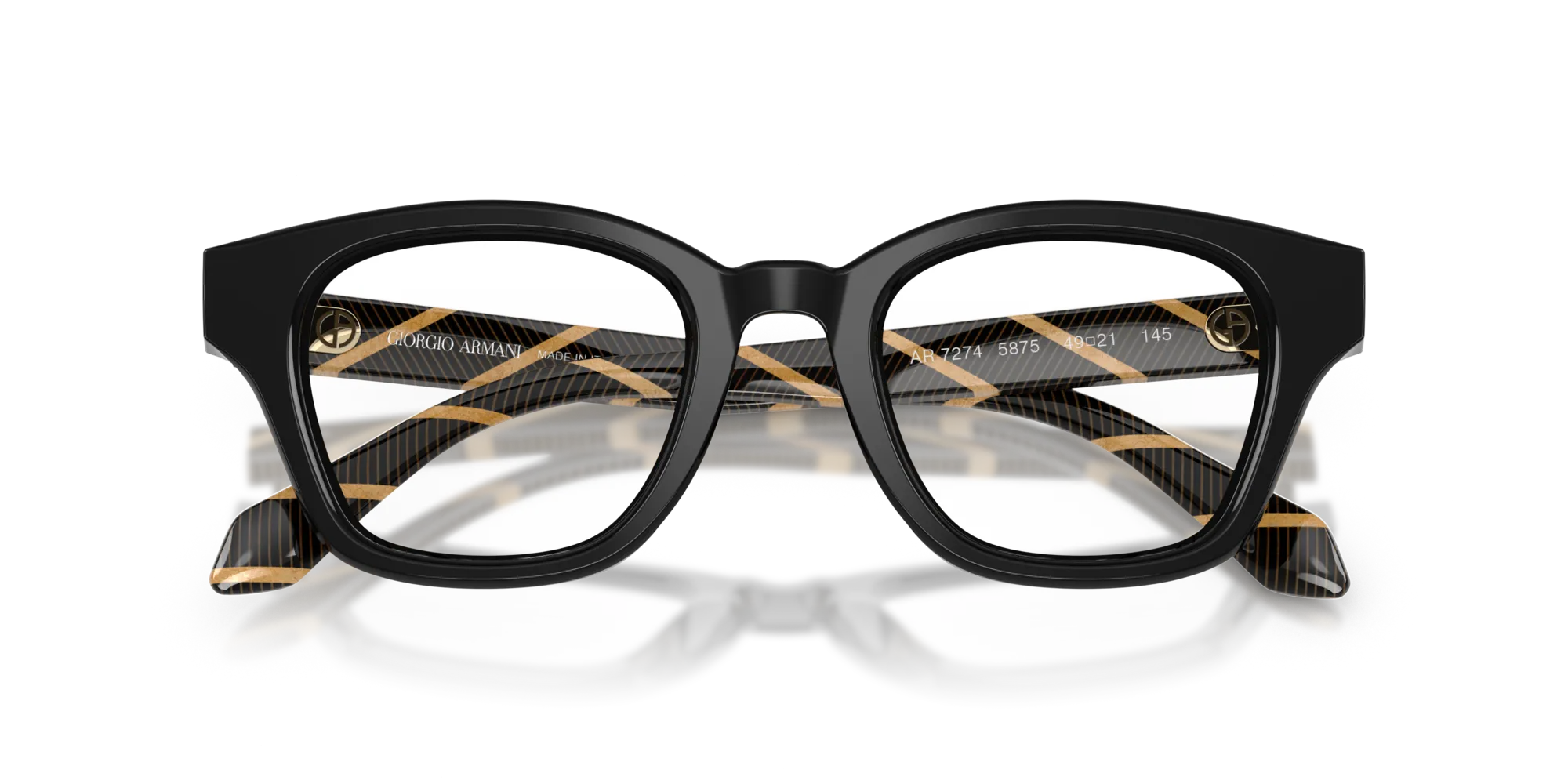 Giorgio Armani AR7274 5875 Montature da vista Acetato Nero Pillow Normale - immagine 2