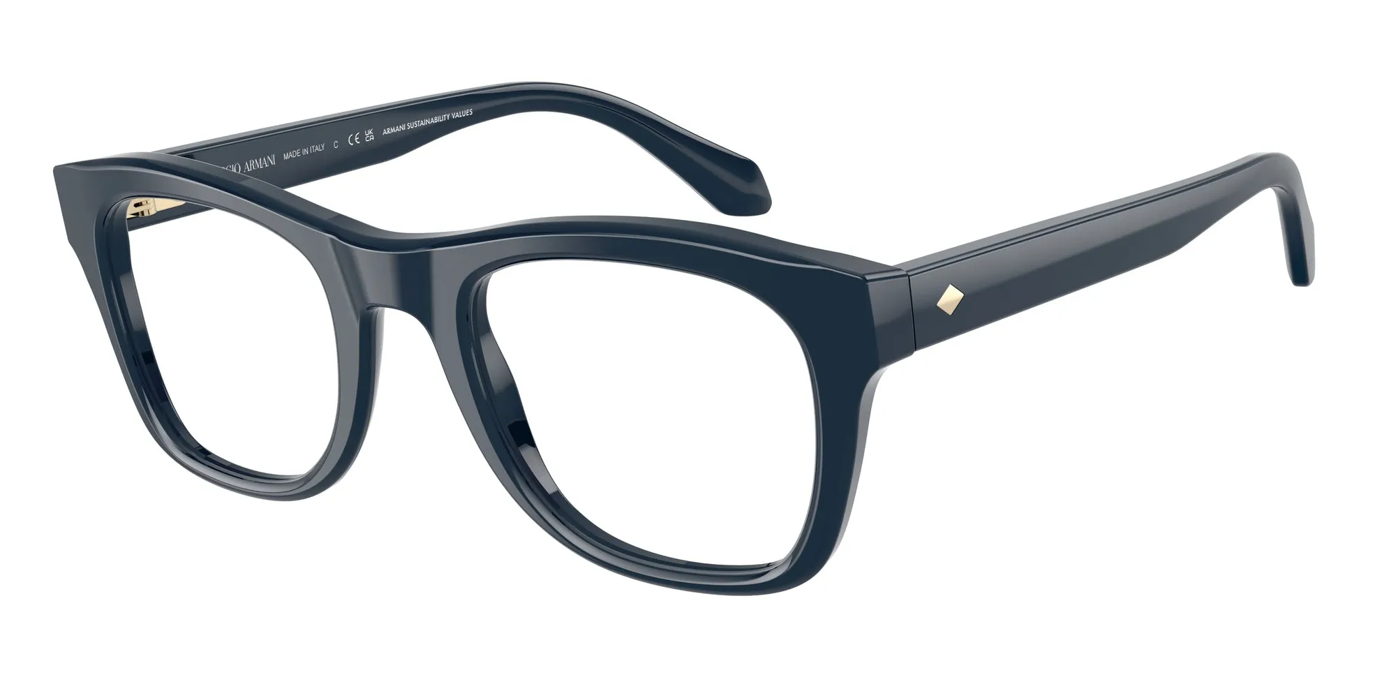 Giorgio Armani AR7273 6223 Montature da vista Acetato Blu Pillow Normale - immagine 1