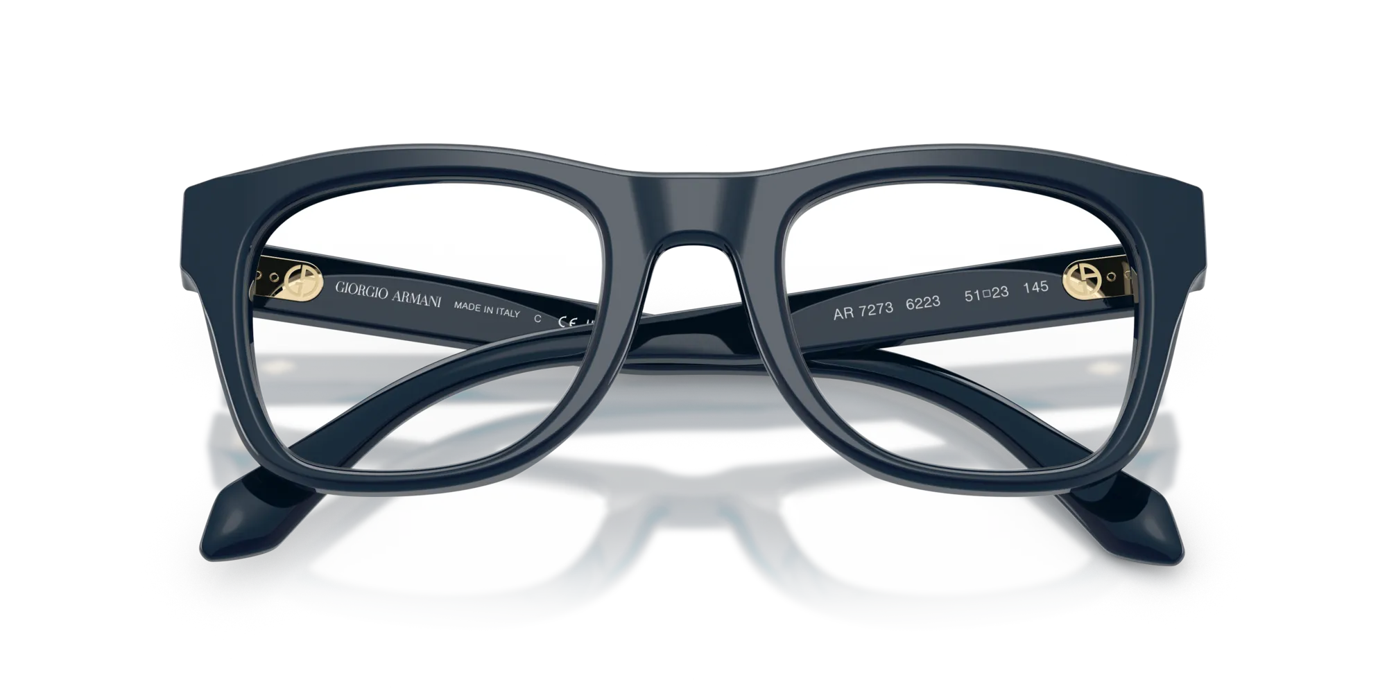 Giorgio Armani AR7273 6223 Montature da vista Acetato Blu Pillow Normale - immagine 2