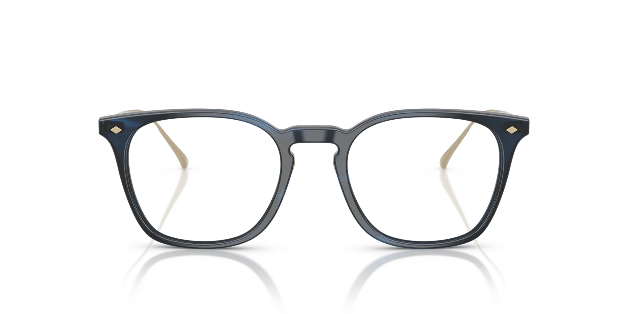 Giorgio Armani AR7271T 6209 Montature da vista Acetato Blu Pillow Normale - immagine 3