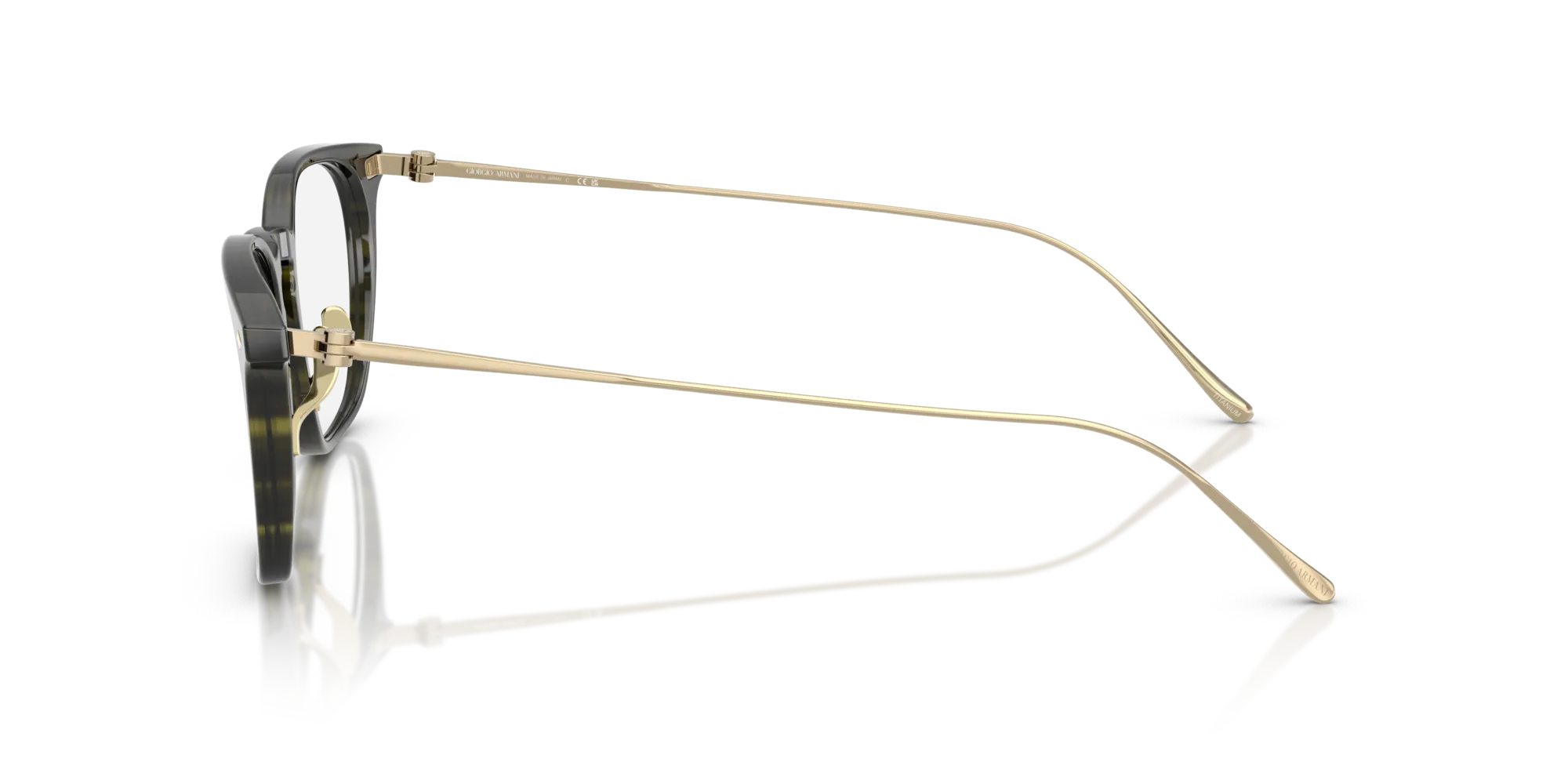 Giorgio Armani AR7271T 6208 Montature da vista Acetato Verde Pillow Normale - immagine 4