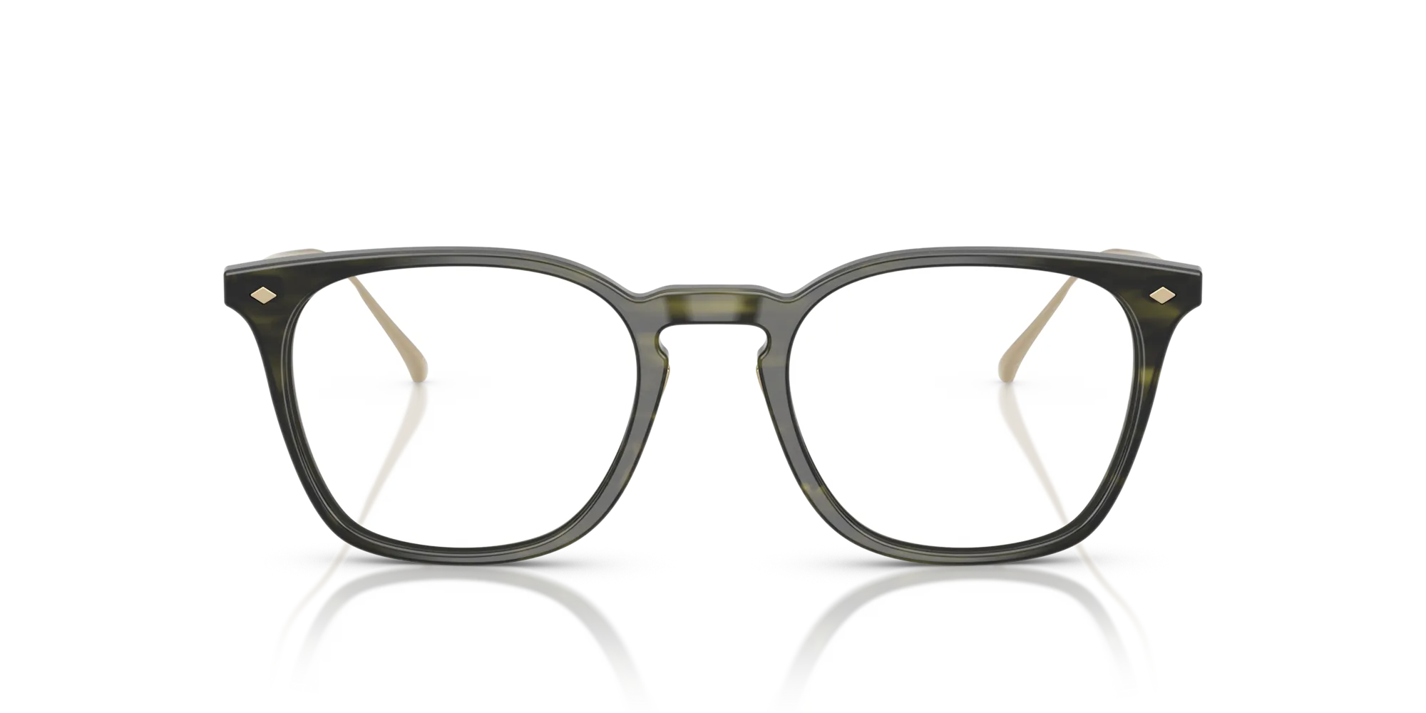 Giorgio Armani AR7271T 6208 Montature da vista Acetato Verde Pillow Normale - immagine 3