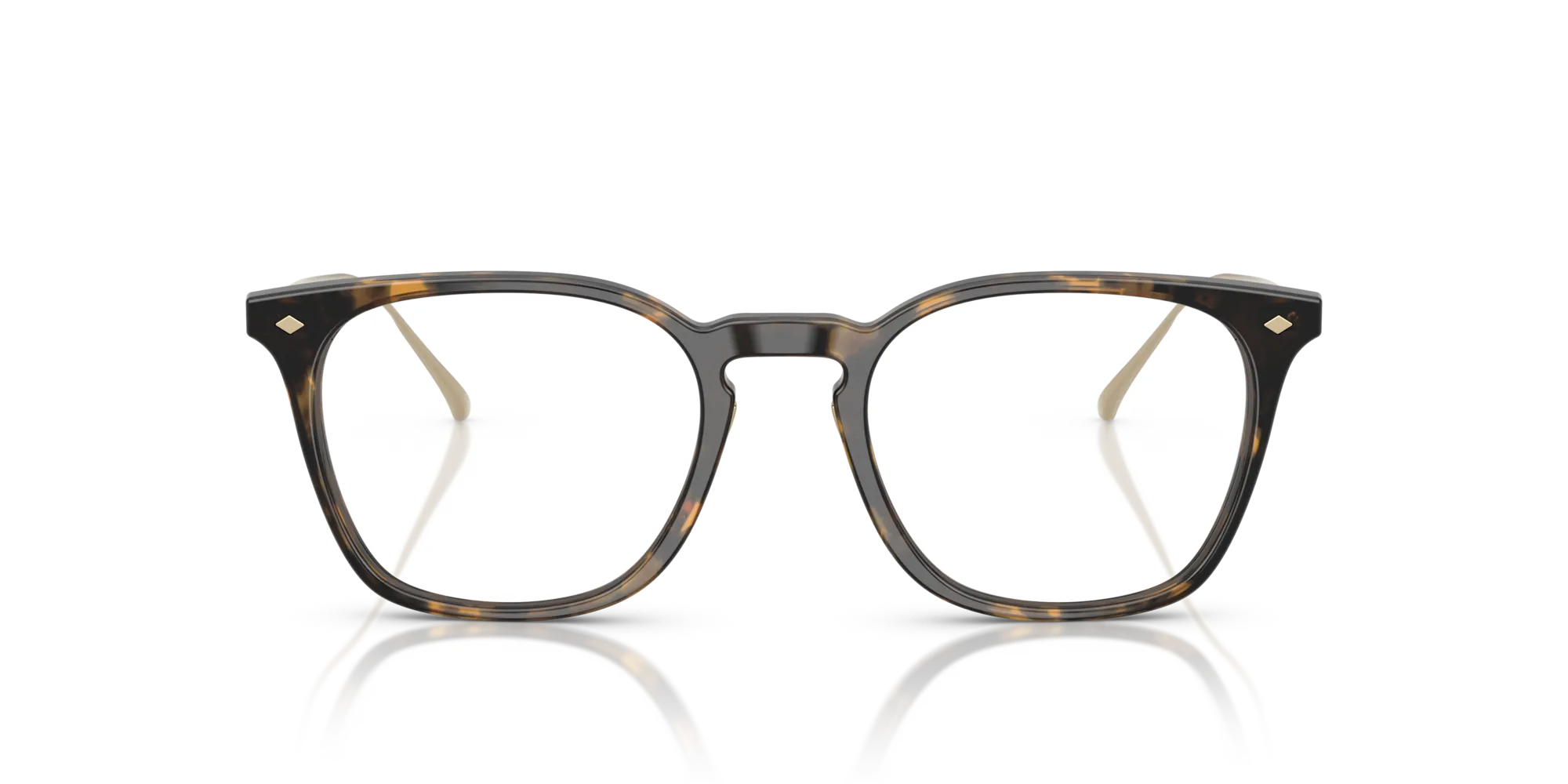 Giorgio Armani AR7271T 6207 Montature da vista Acetato Tartaruga Pillow Normale - immagine 3