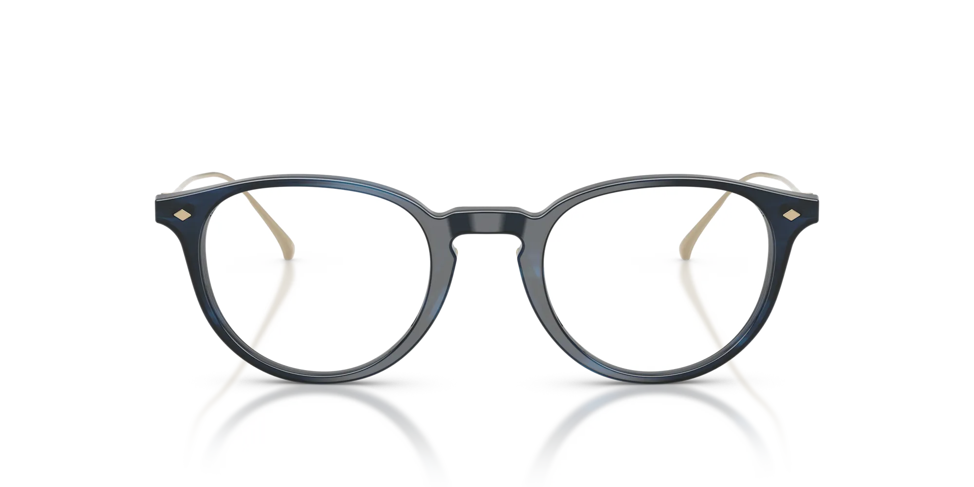 Giorgio Armani AR7270T 6209 Montature da vista Acetato Blu Pantos Normale - immagine 3